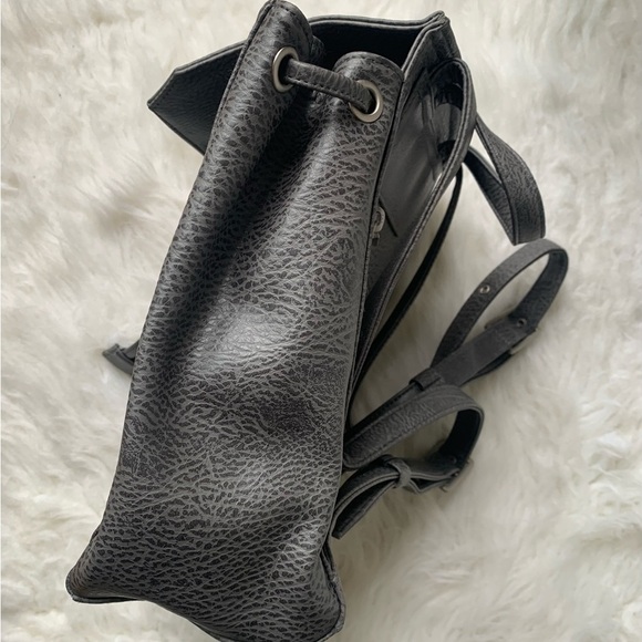 Matt & Nat Backpack Mumbai Vegan PVC Grey Backpack - Picture 9 of 13